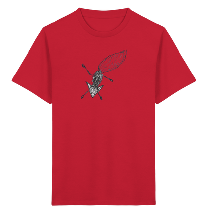Fuchs von oben gezeichnet - Kinder Bio T-Shirt