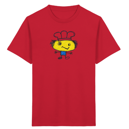Kritzelkopf mit Kochmütze - Kinder Bio T-Shirt