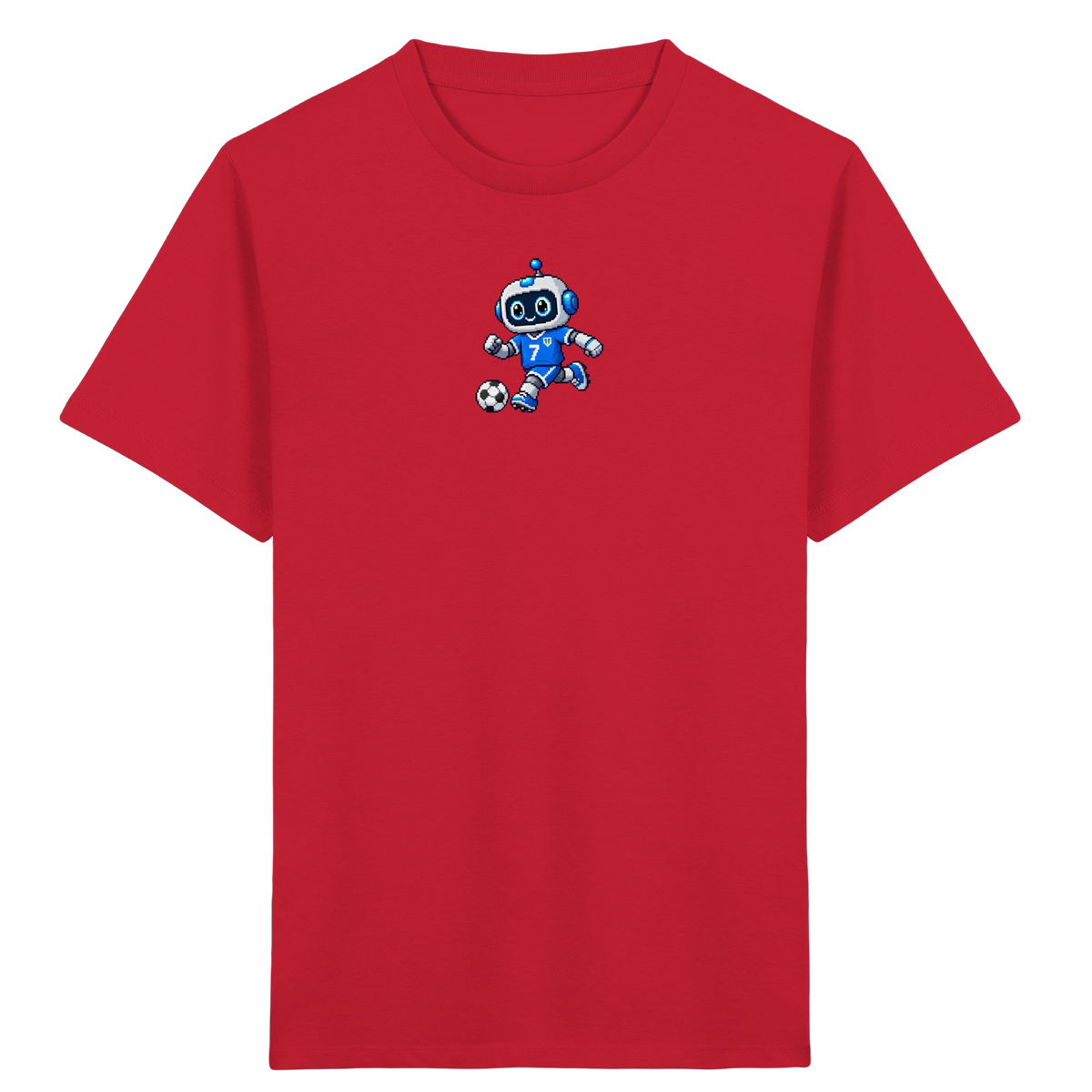 Pixel-Roboter: Retro-Shirt für kleine Technikfans - Kinder T-Shirt