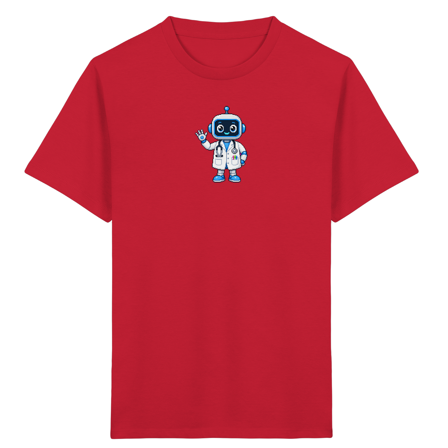 Pixel Roboter T-Shirt: Freundlich und cool - Kinder T-Shirt