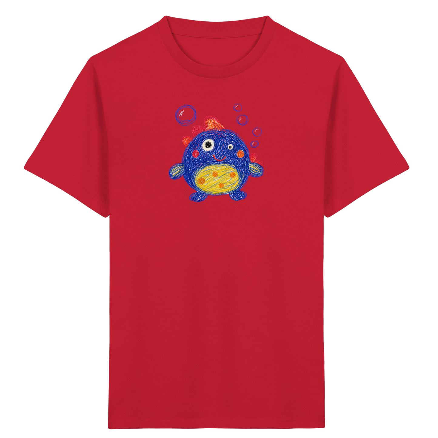 Blubberbauch Unterwasser Monster - Kinder Bio T-Shirt