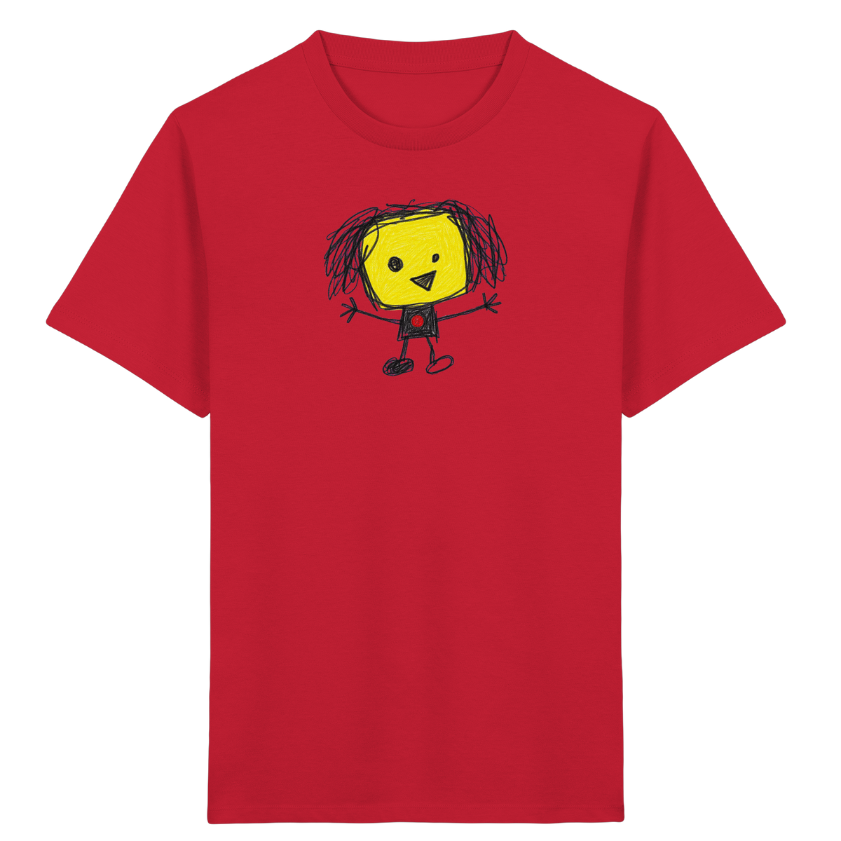Kritzelkopf mit Wirbelhaar - Kinder Bio T-Shirt
