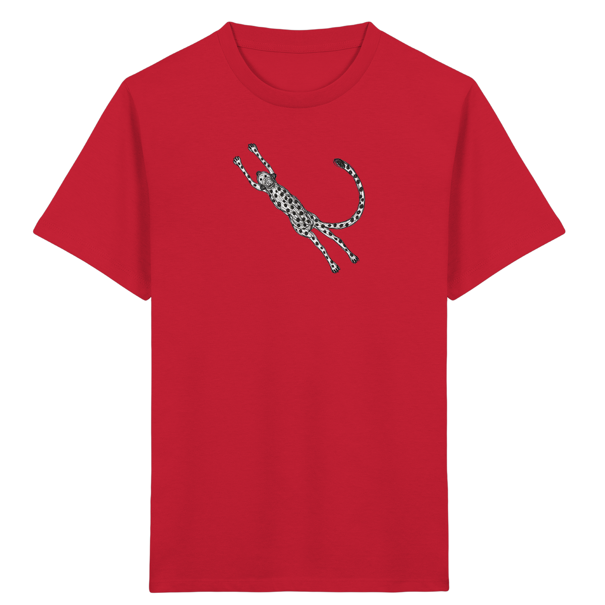 Gepard von oben - Kinder Bio T-Shirt