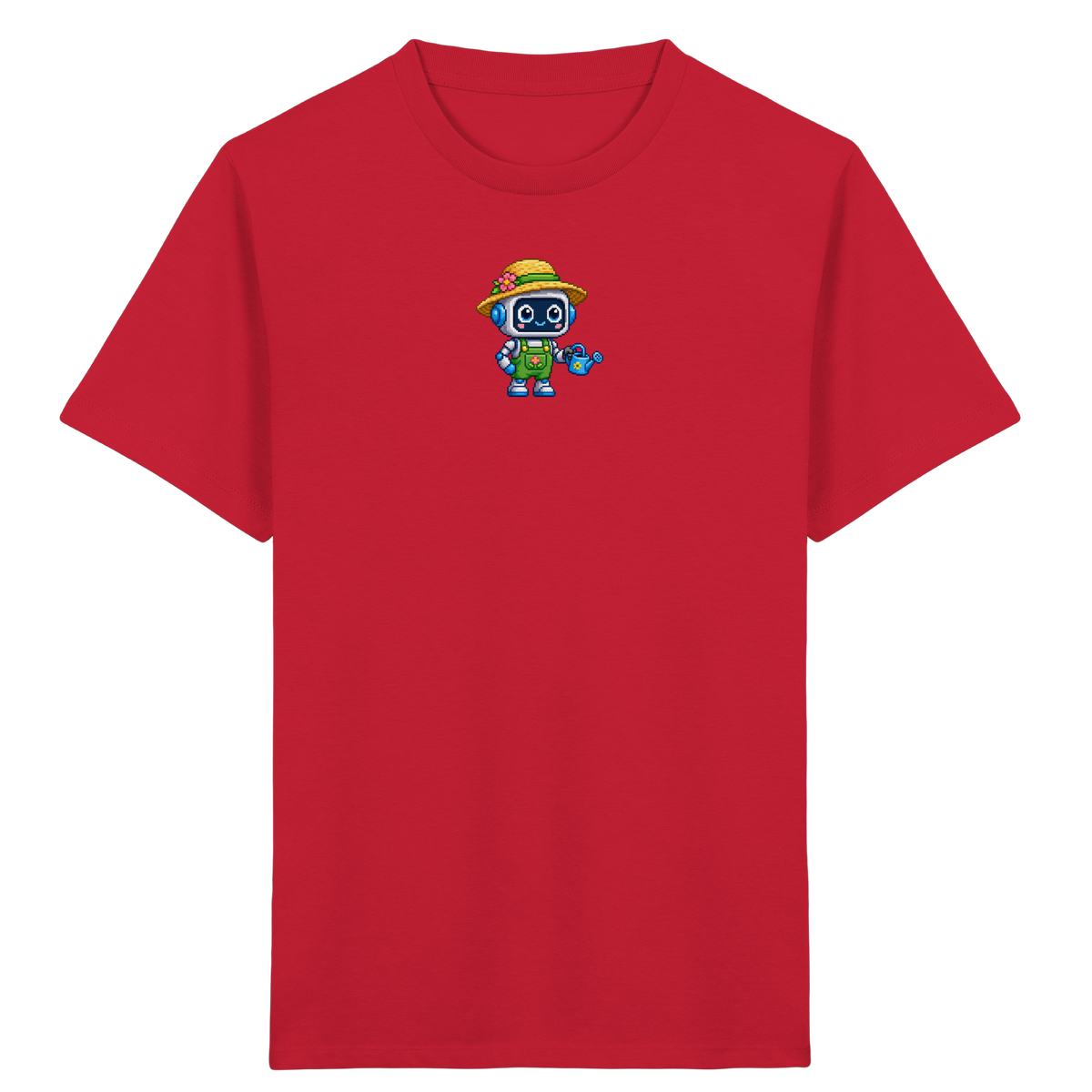 Pixel Roboter T-Shirt: Freundlicher Look - Kinder T-Shirt