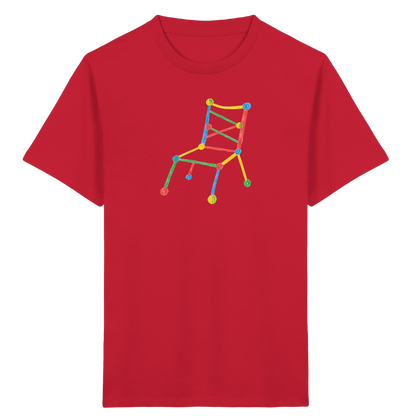 Bunter Kritzelstuhl für Kinder - Kinder Bio T-Shirt