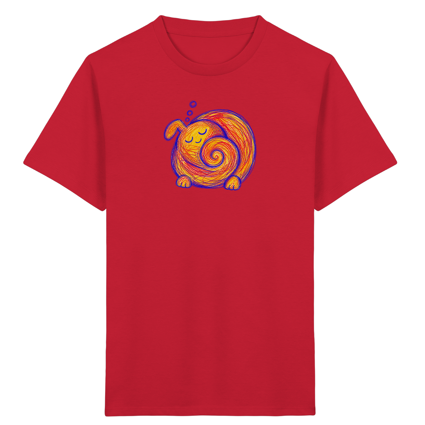 Schnarchkringel Monster Kinder Shirt - Kinder Bio T-Shirt