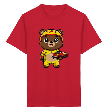 Bären-Rennfahrer T-Shirt: Abenteuer pur! - Kinder Bio T-Shirt