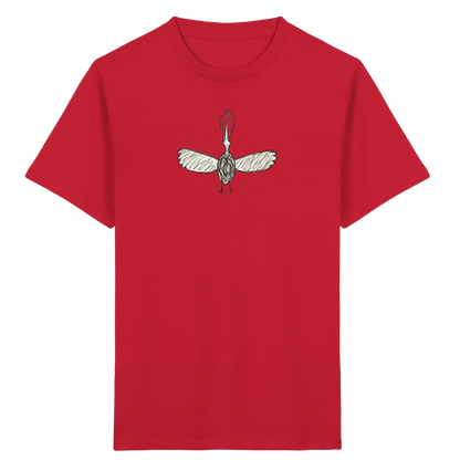 Pelikan von oben gezeichnet - Kinder Bio T-Shirt