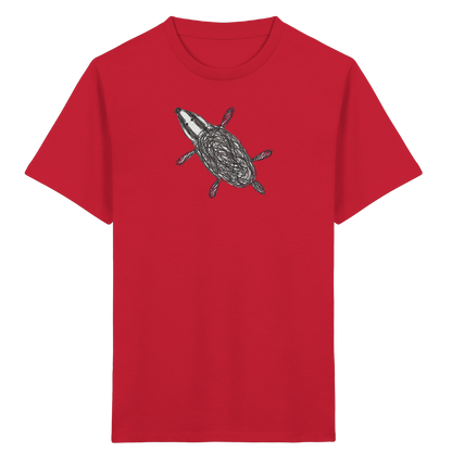 Dachs von oben - Kinder Bio T-Shirt