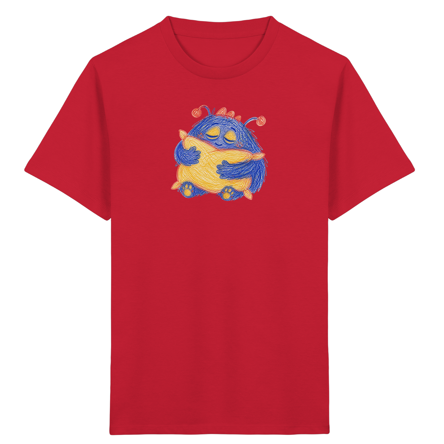 Kissenkuschler Monster Kinder T-Shirt - Kinder Bio T-Shirt