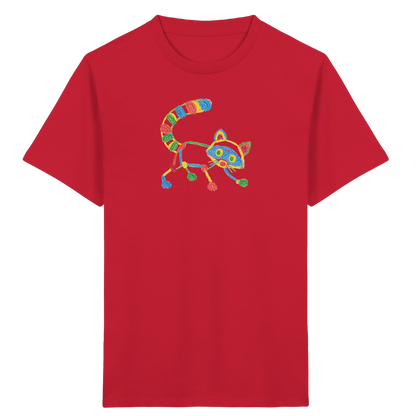 Farbpunkt Waschbär Kinder T-Shirt - Kinder Bio T-Shirt