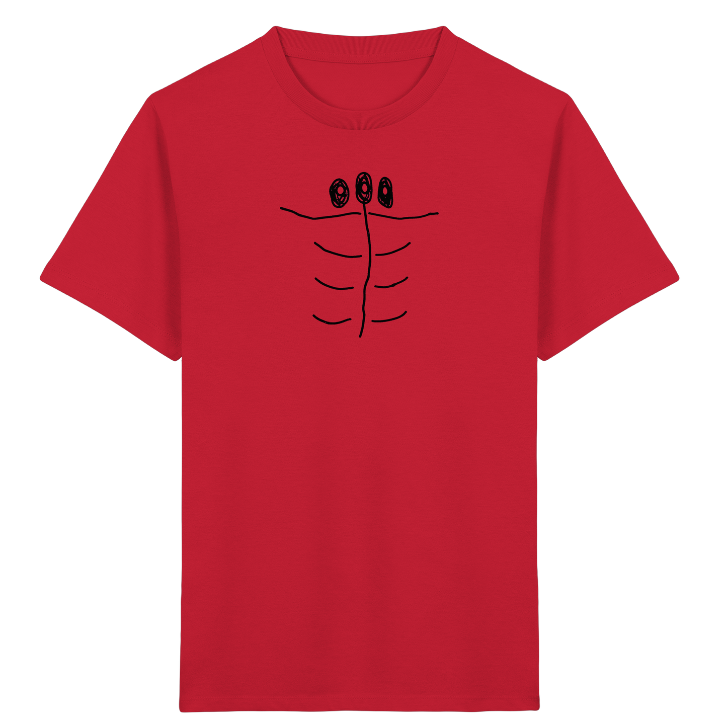 Kinder T-Shirt – Dreiaugige Stangenfigur für Kinder
