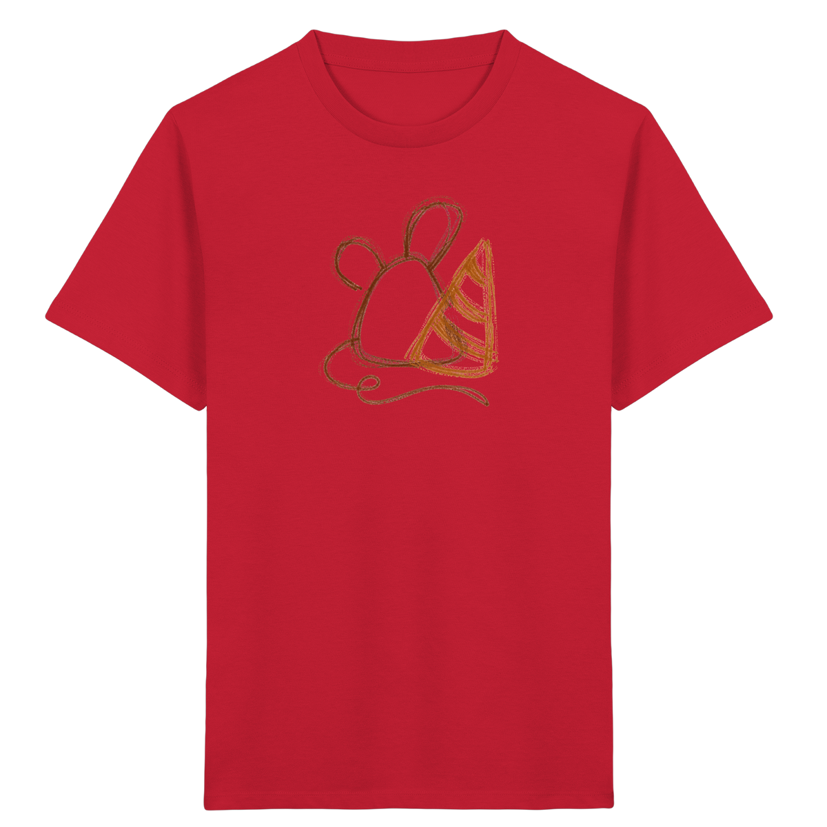 Krakelmaus mit großer Schultüte - Kinder Bio T-Shirt