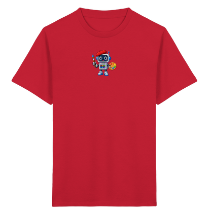 Pixel Roboter Künstler T-Shirt für Kinder - Kinder T-Shirt