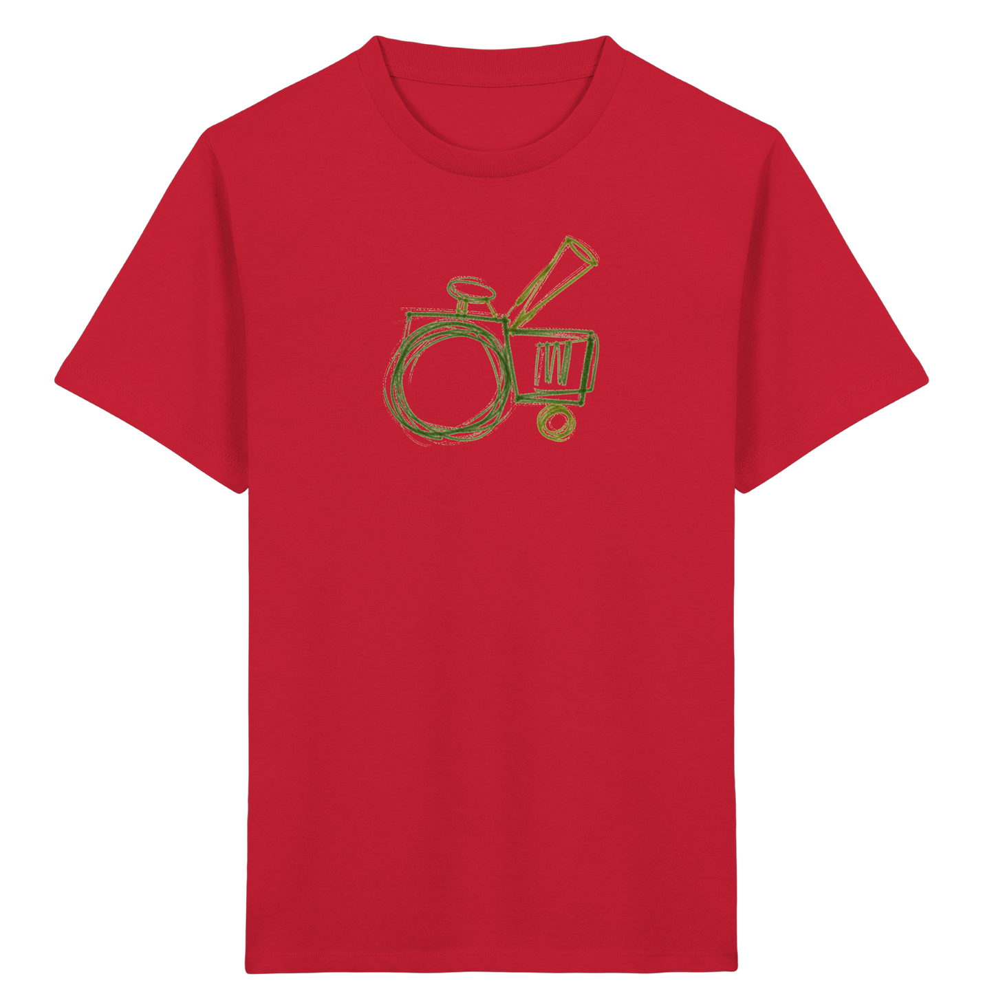 Wackeltraktor mit Schultüte - Kinder Bio T-Shirt