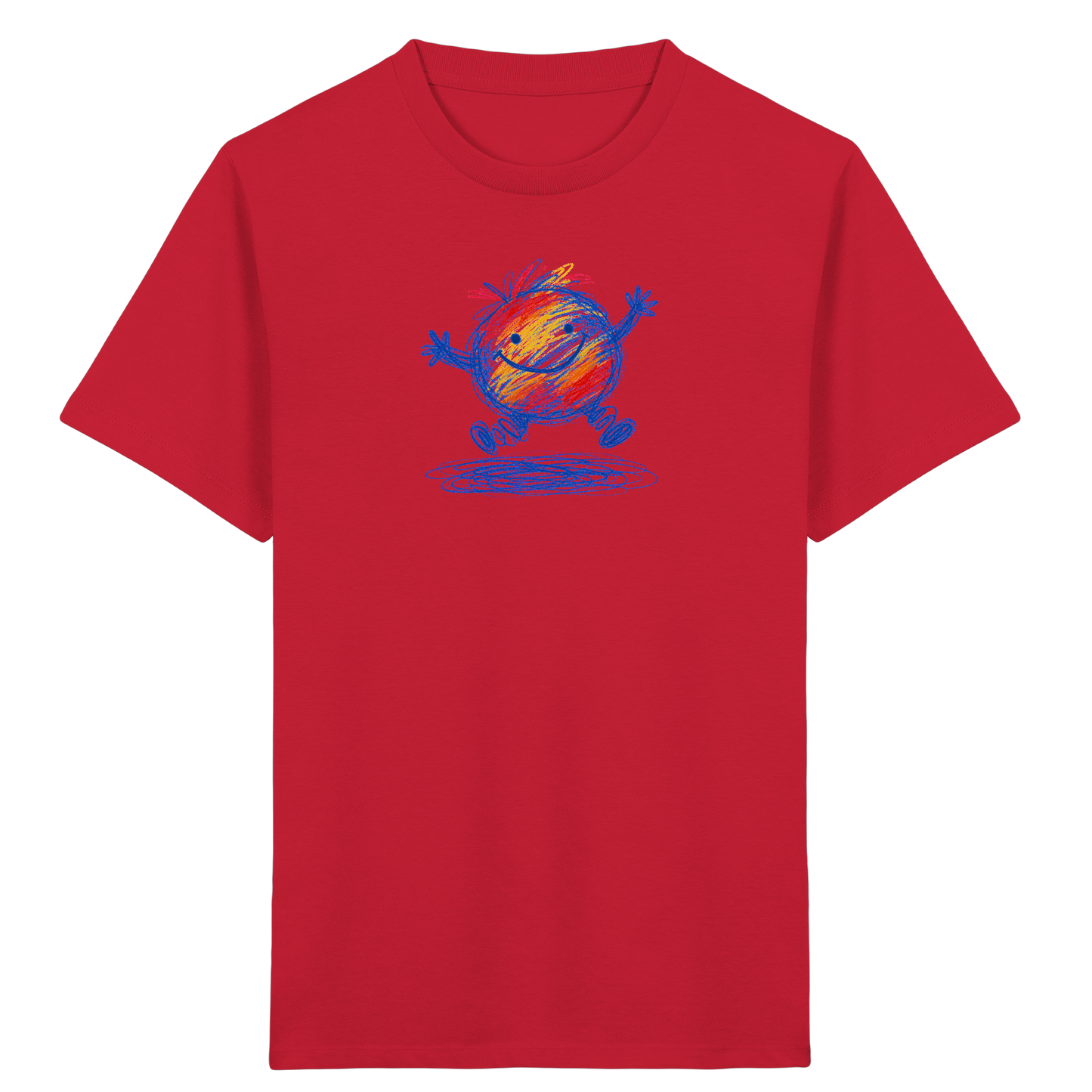 Pfützenhüpfer Kritzelmonster Kinder Shirt - Kinder Bio T-Shirt