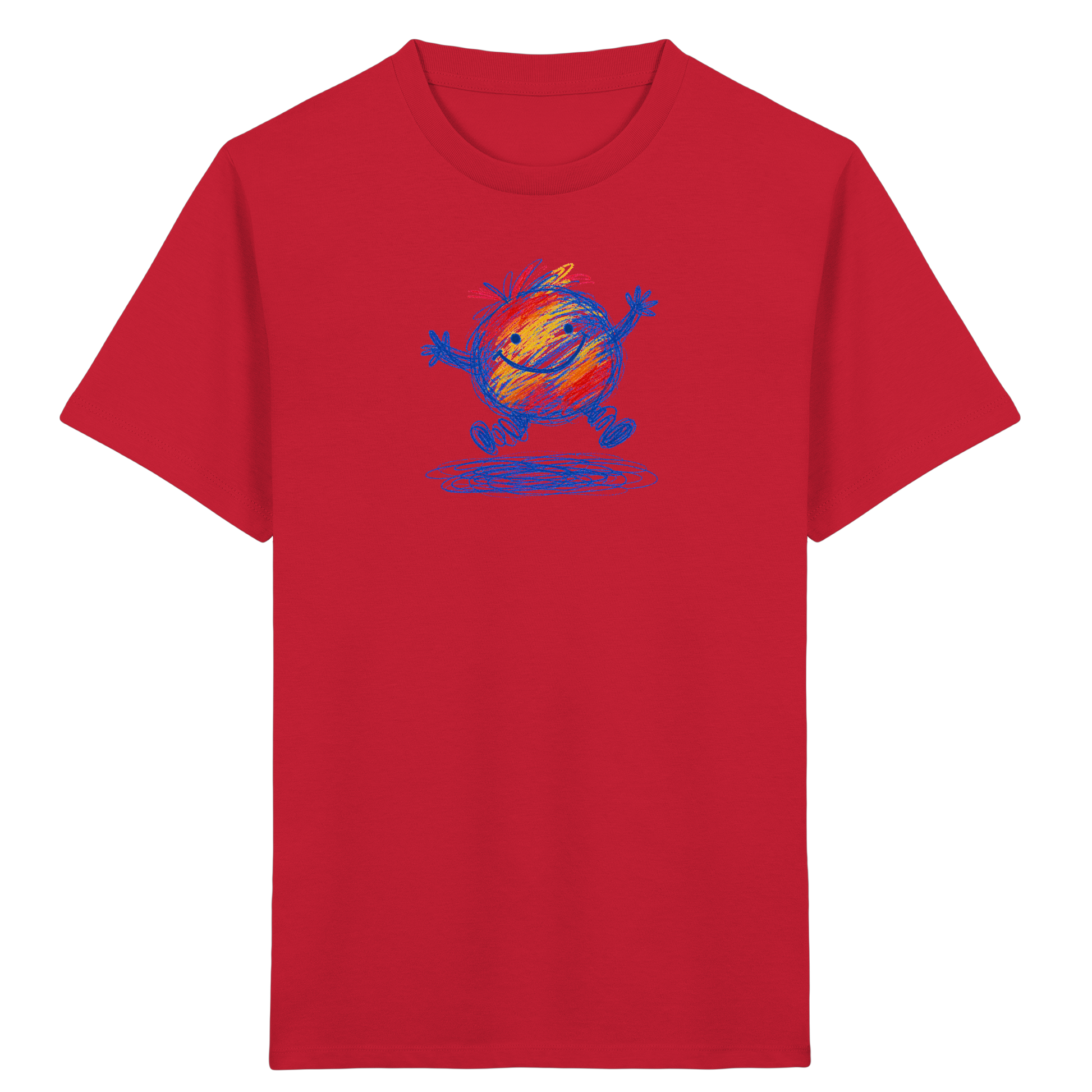 Pfützenhüpfer Kritzelmonster Kinder Shirt - Kinder Bio T-Shirt