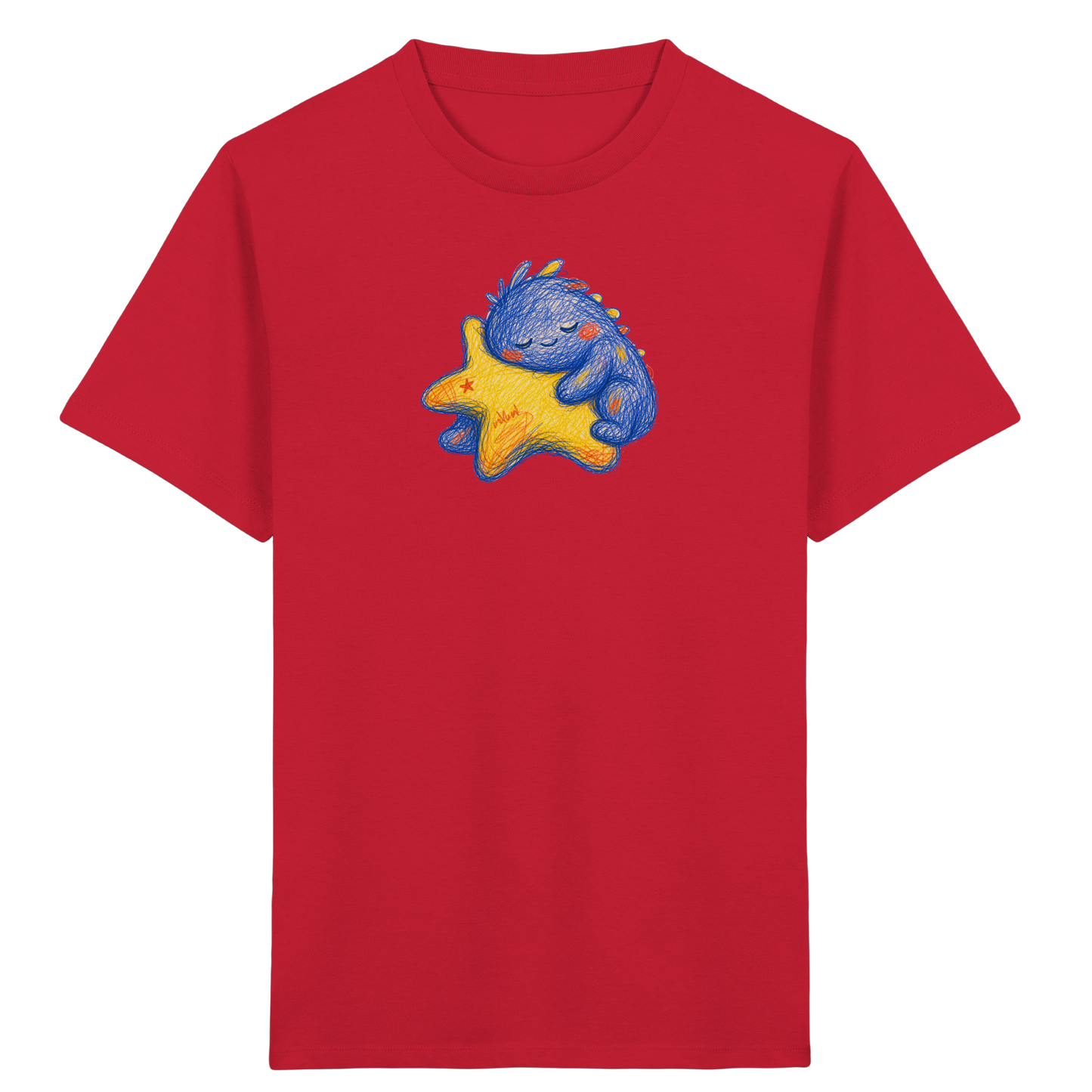 Sternenschläfer Monster mit Stern - Kinder Bio T-Shirt