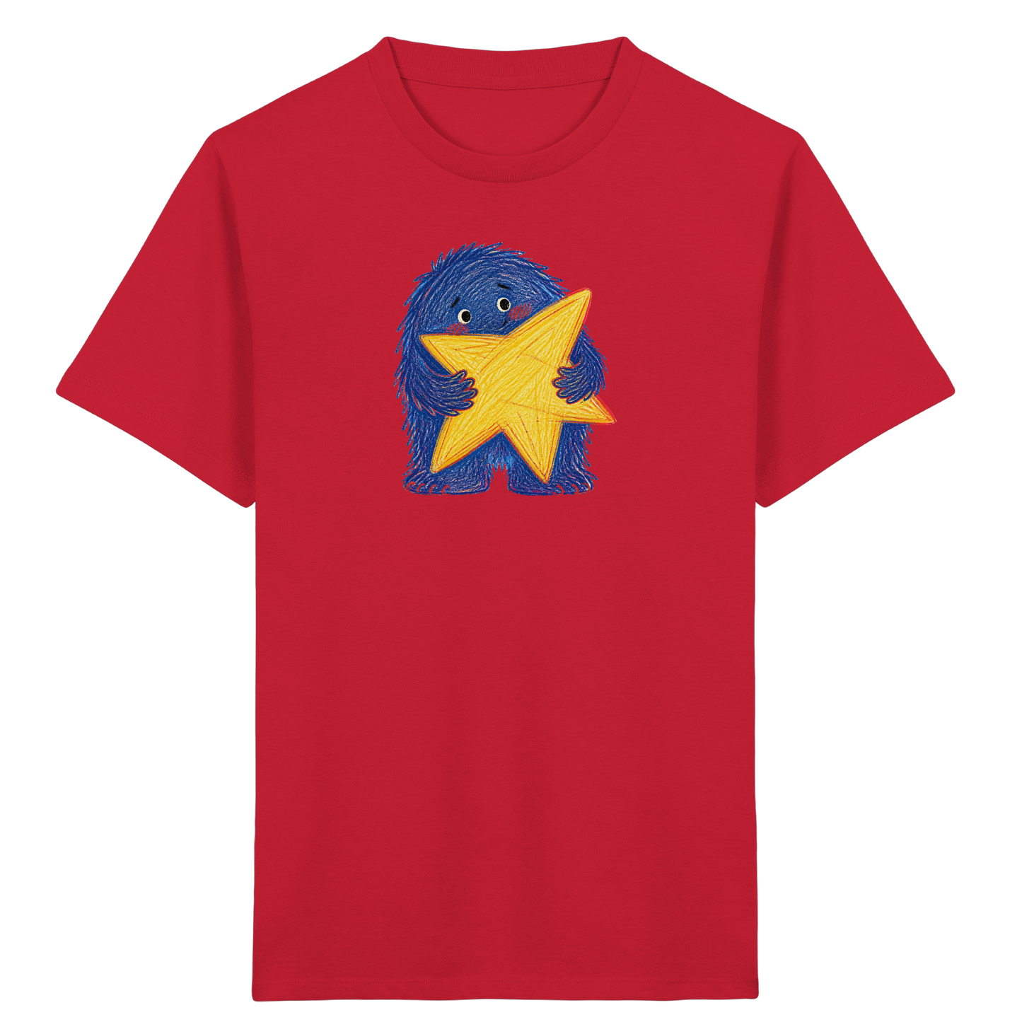 Sternensammler Monster Kinder Shirt - Kinder Bio T-Shirt