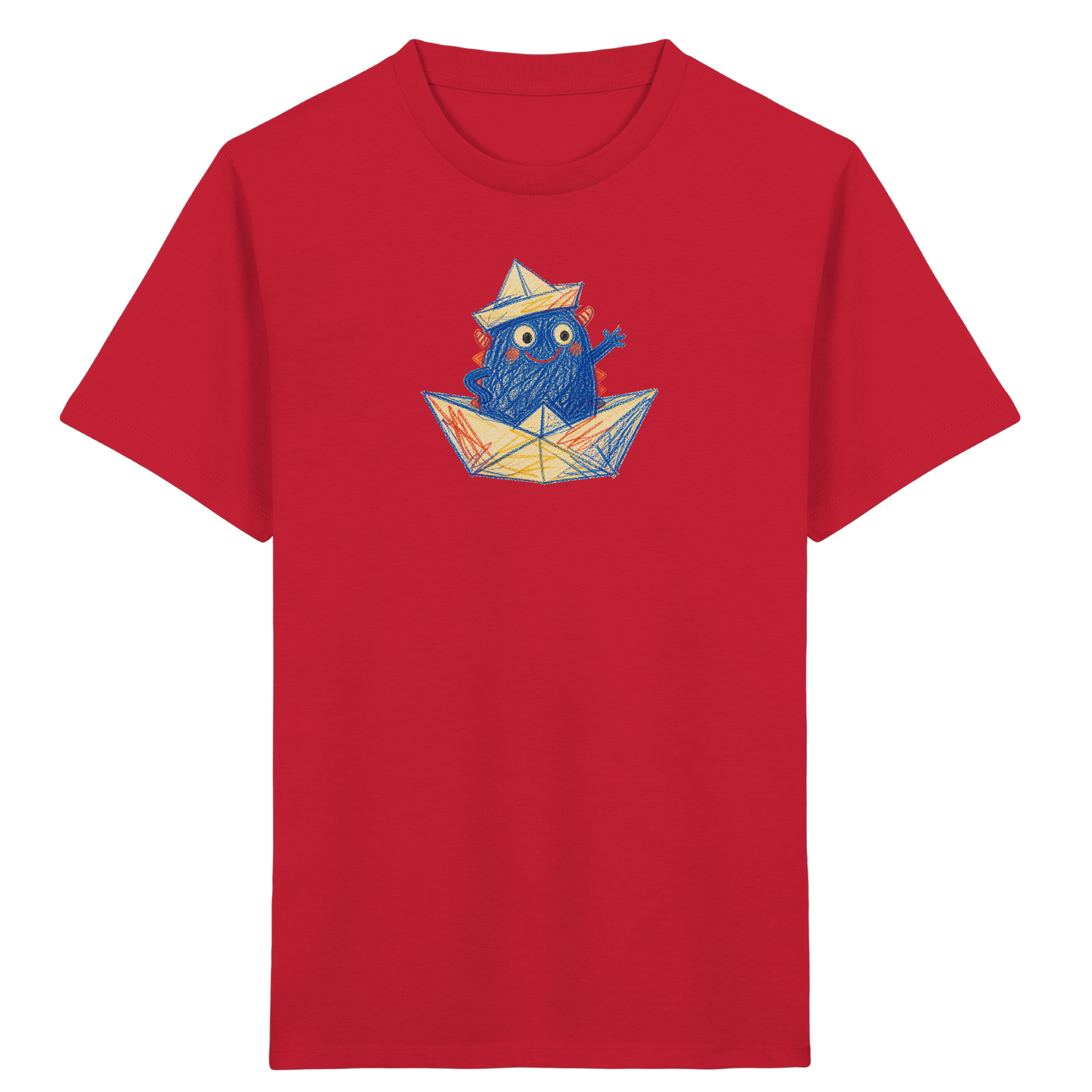 Kleiner Kapitän Monster - Kinder Bio T-Shirt