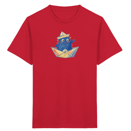 Kleiner Kapitän Monster - Kinder Bio T-Shirt