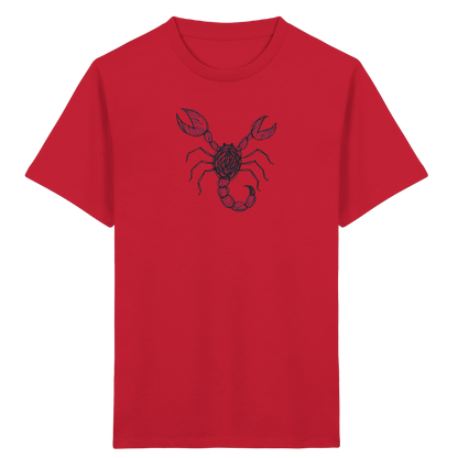 Skorpion von oben gezeichnet - Kinder Bio T-Shirt