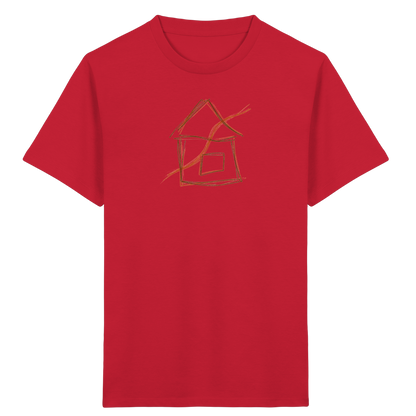 Braunes Eckenhaus Kinder T-Shirt - Kinder Bio T-Shirt