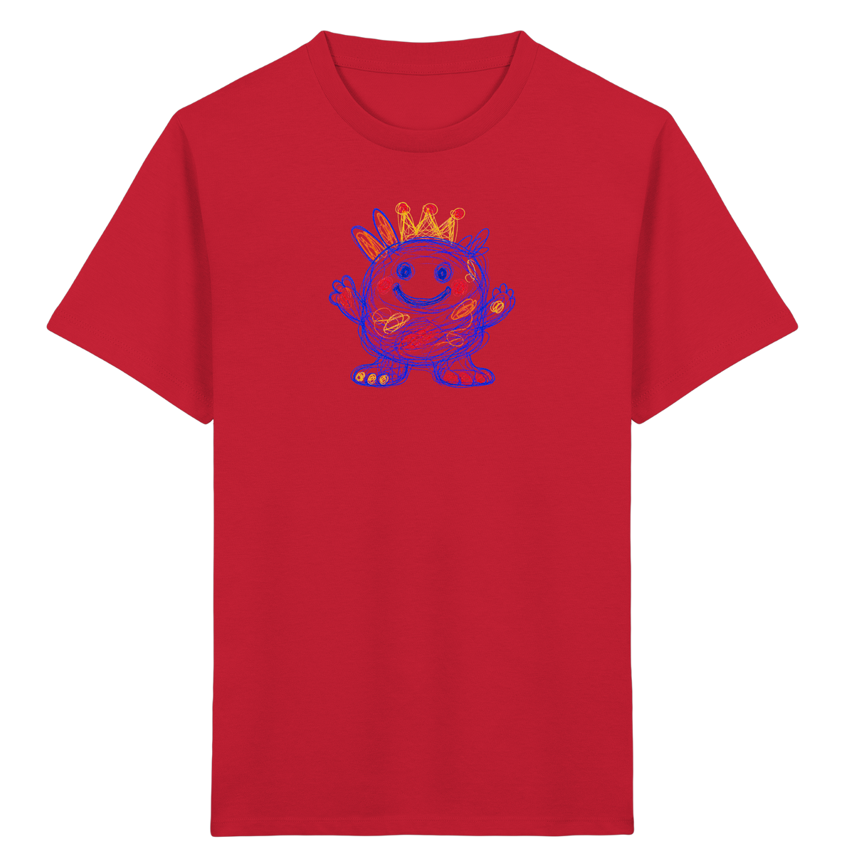 Kringelkrone Kritzelmonster Kinder Shirt - Kinder Bio T-Shirt