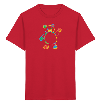 Farbpunkt-Bär für Kinder - Kinder Bio T-Shirt
