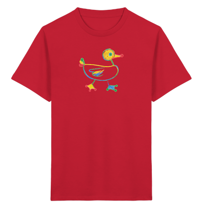 Farbpunkt Ente Kinder Motiv - Kinder Bio T-Shirt