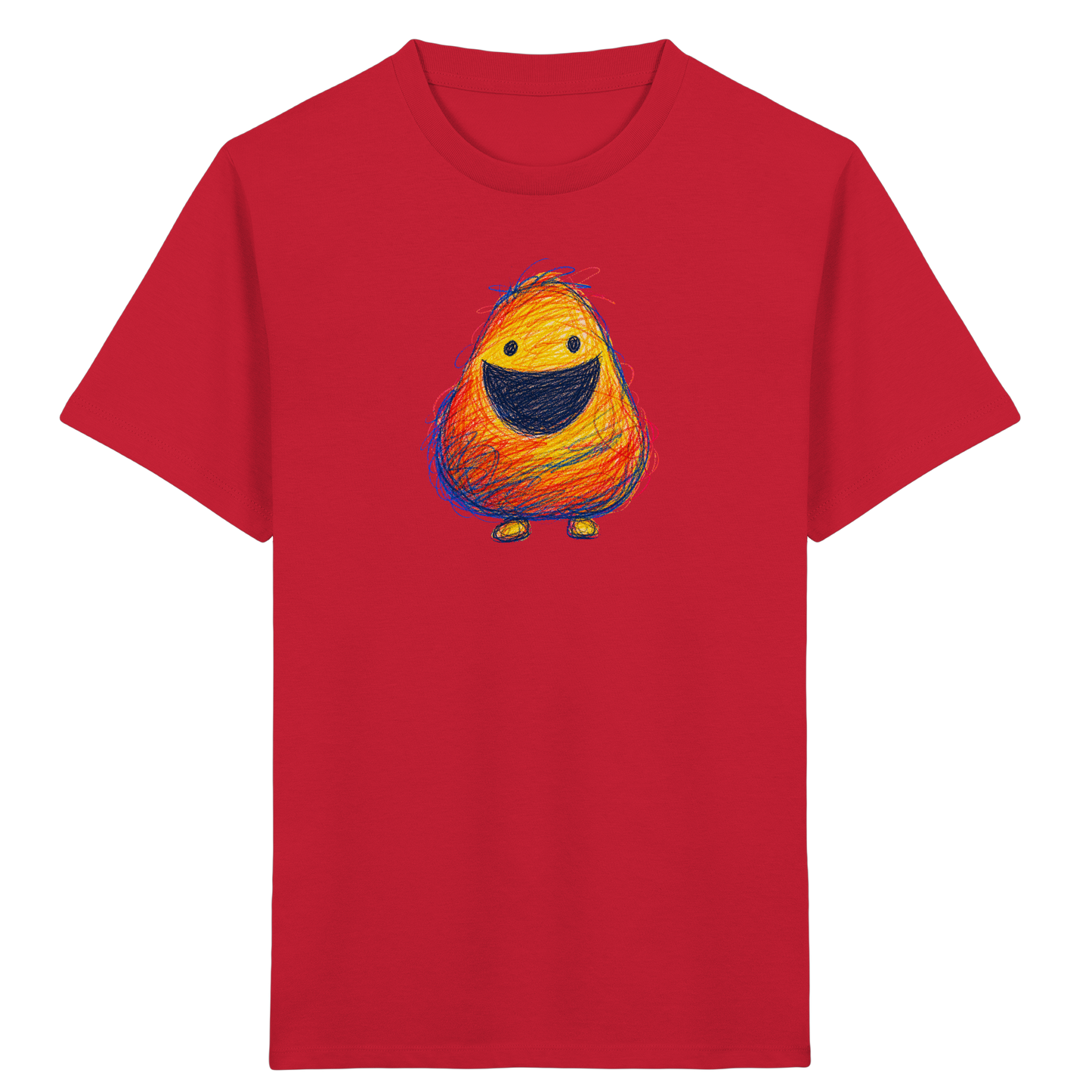 Zahnloses Grinsen Monster Shirt - Kinder Bio T-Shirt