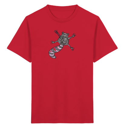 Waschbär von oben - Kinder Bio T-Shirt