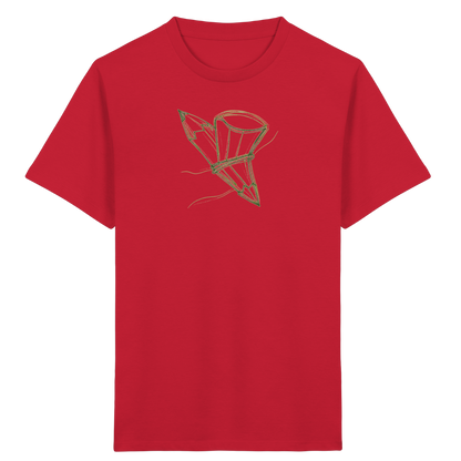 Waldgrüne Bleistift-Schultüte - Kinder Bio T-Shirt
