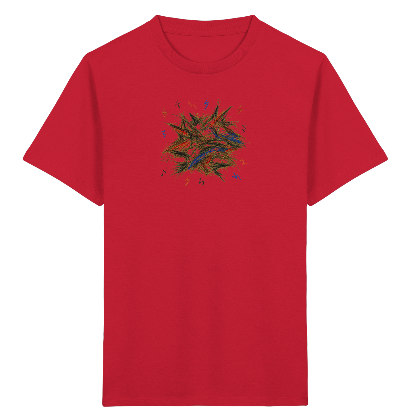 Wildes Energie T-Shirt mit Blitzen - Kinder Bio T-Shirt