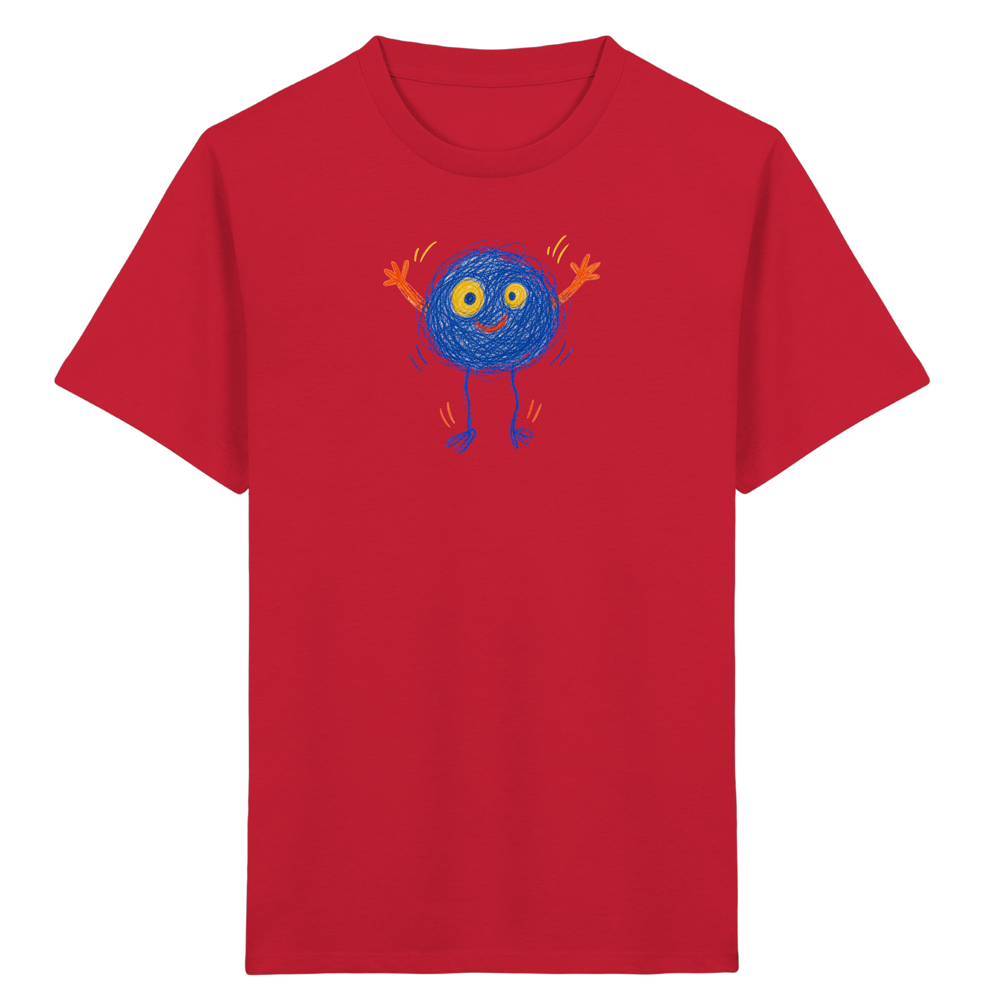 Hüpfkugel Kritzelmonster Kinder T-Shirt - Kinder Bio T-Shirt