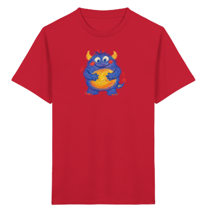 Bauchklopfer Monster Kinder Shirt - Kinder Bio T-Shirt