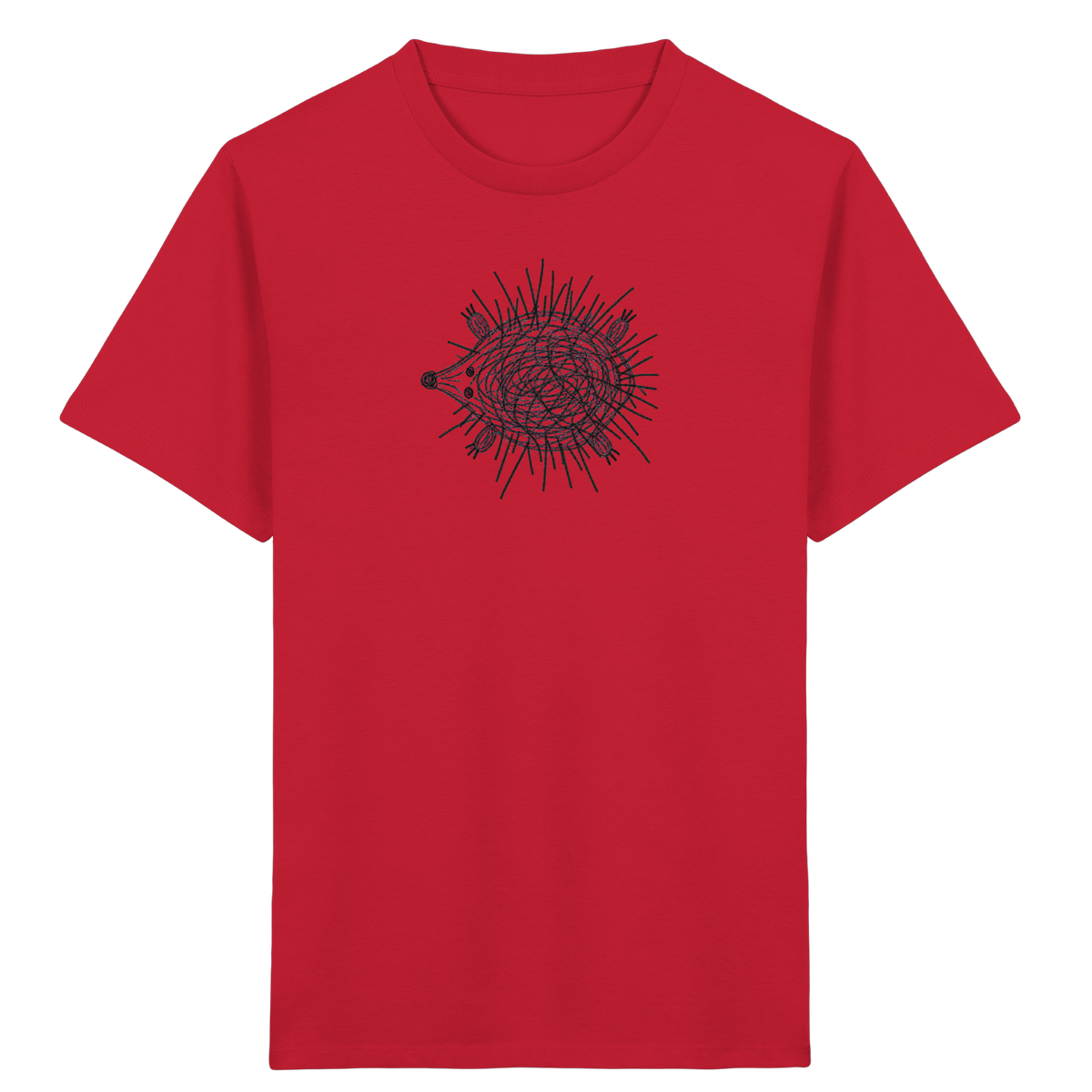 Igel von oben gezeichnet - Kinder Bio T-Shirt