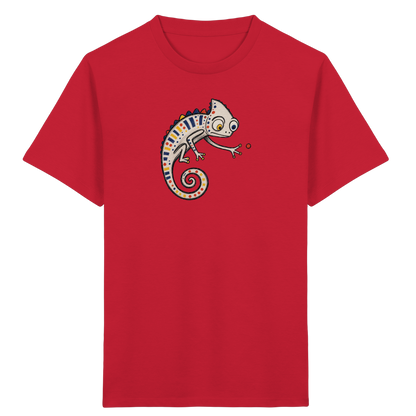 Verspieltes Chamäleon Kinder T-Shirt bunt - Kinder Bio T-Shirt