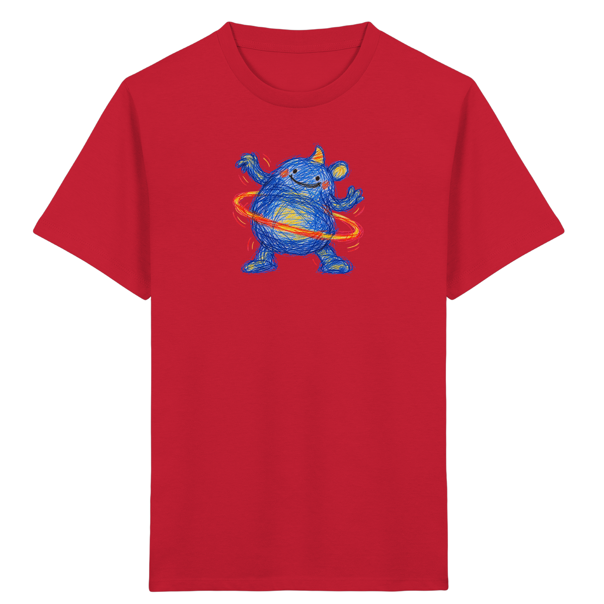 Reifenwirbler Kritzelmonster Shirt - Kinder Bio T-Shirt