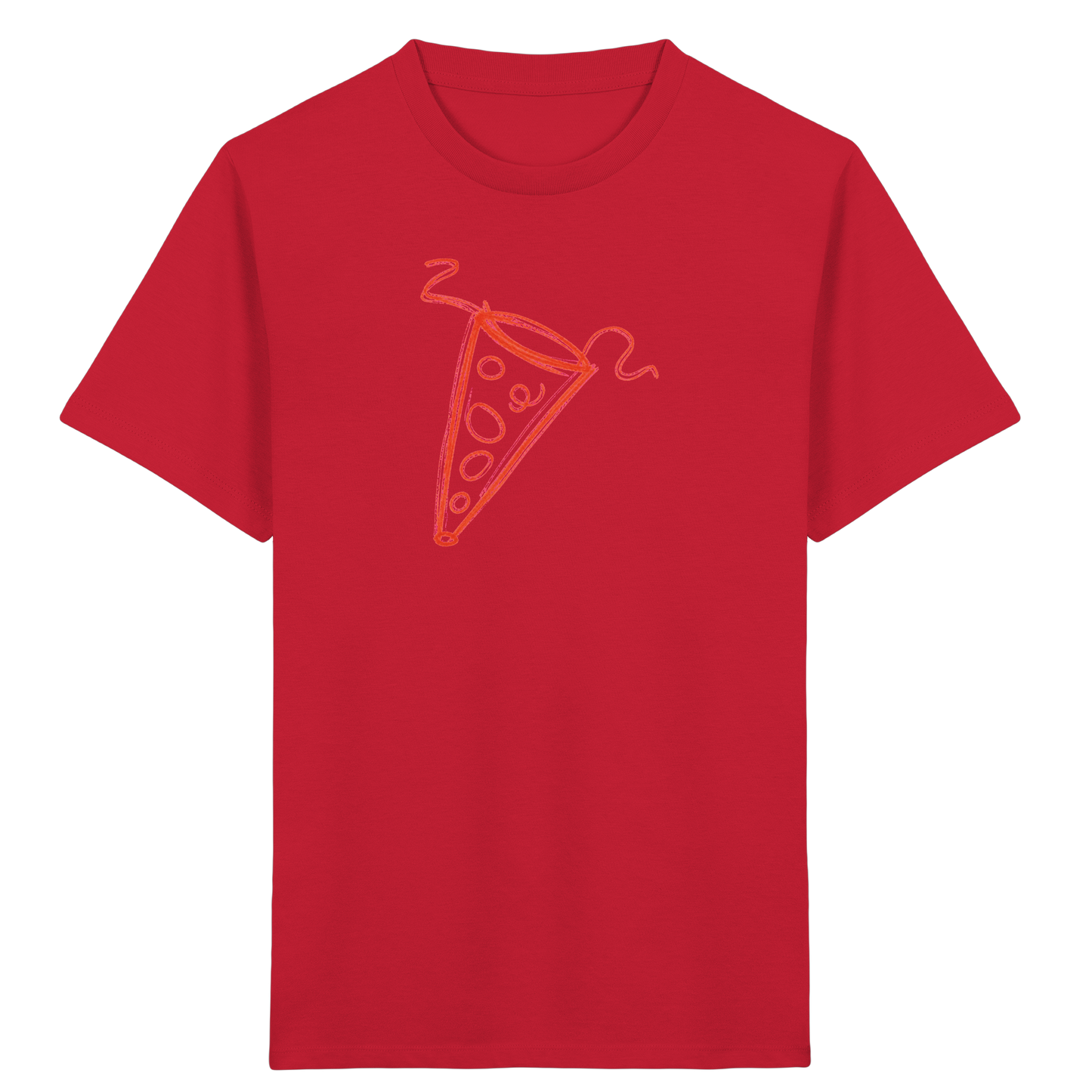 Orange Kringel Schultüte Shirt - Kinder Bio T-Shirt