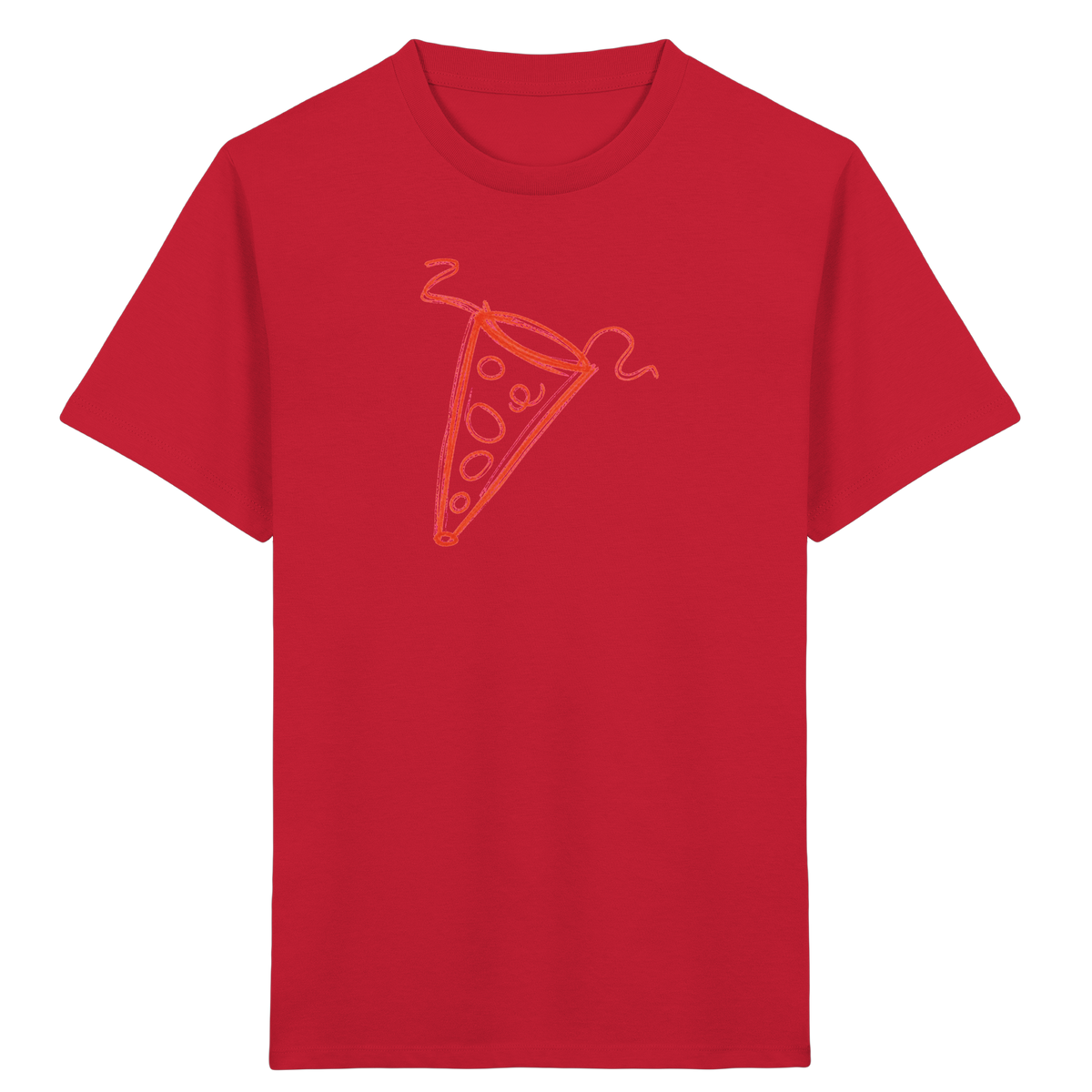 Orange Kringel Schultüte Shirt - Kinder Bio T-Shirt
