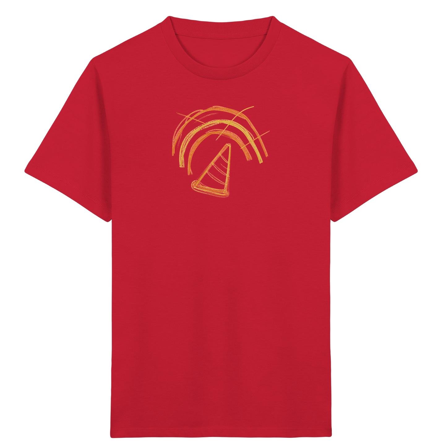 Wackelregenbogen mit Schultüte - Kinder Bio T-Shirt