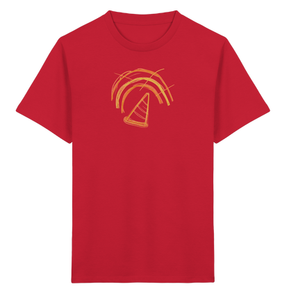 Wackelregenbogen mit Schultüte - Kinder Bio T-Shirt