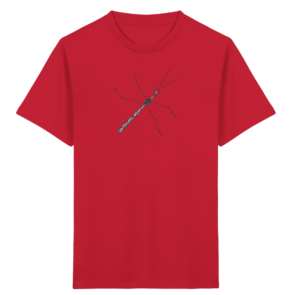 Stabheuschrecke von oben - Kinder Bio T-Shirt