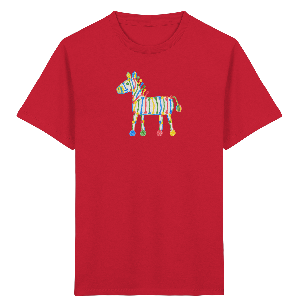 Farbpunkt Zebra für Kinder - Kinder Bio T-Shirt