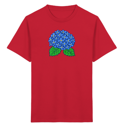Kritzel Hortensie Kinder Shirt - Kinder Bio T-Shirt