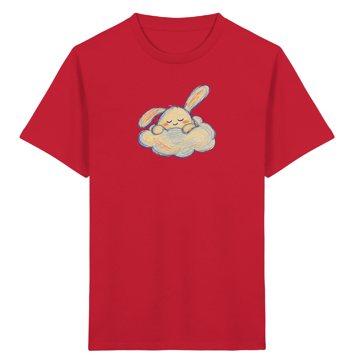 Schlafmonster im weichen Wolkenbett - Kinder Bio T-Shirt