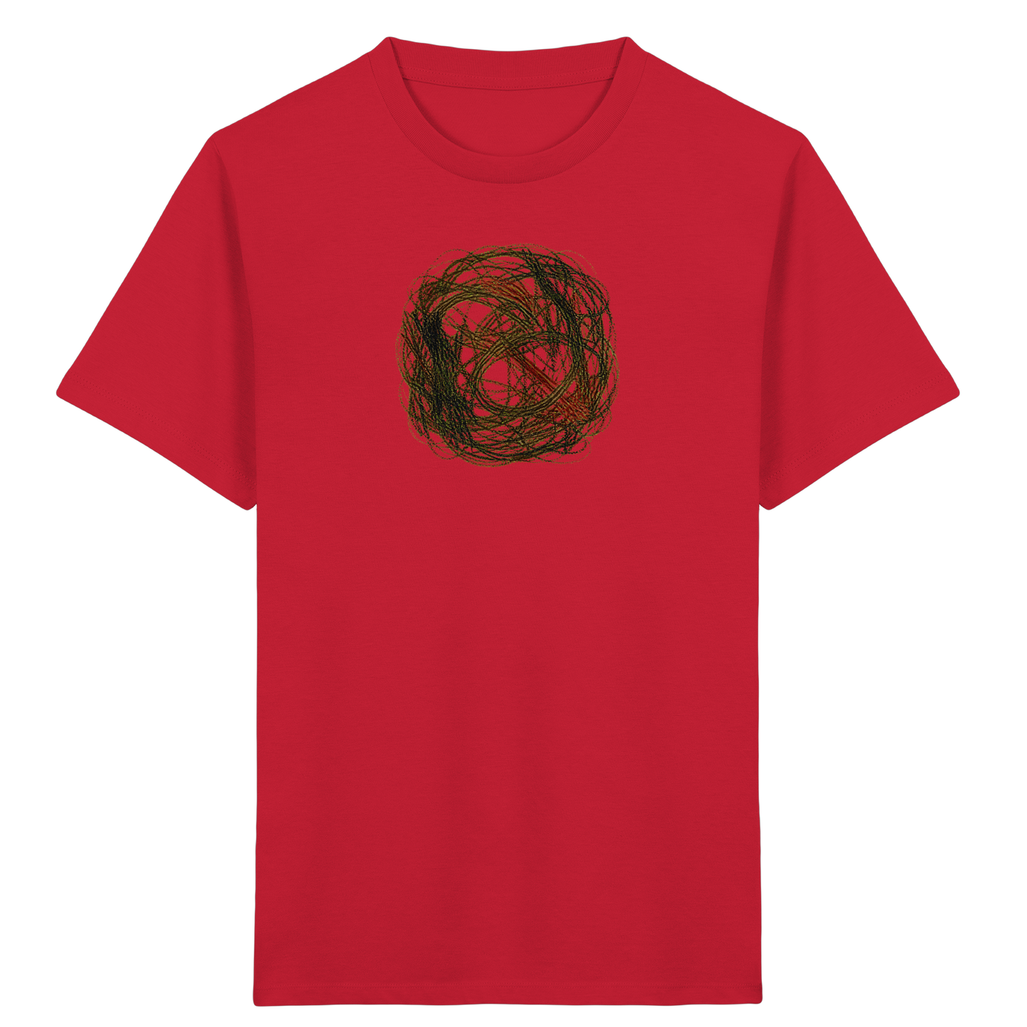 Wildes Kreide Knäuel Natur T-Shirt - Kinder Bio T-Shirt