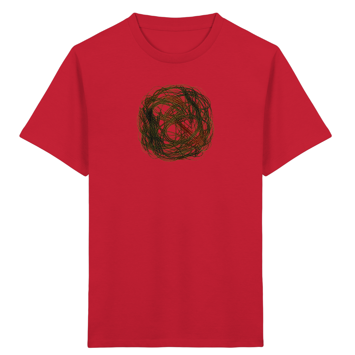 Wildes Kreide Knäuel Natur T-Shirt - Kinder Bio T-Shirt