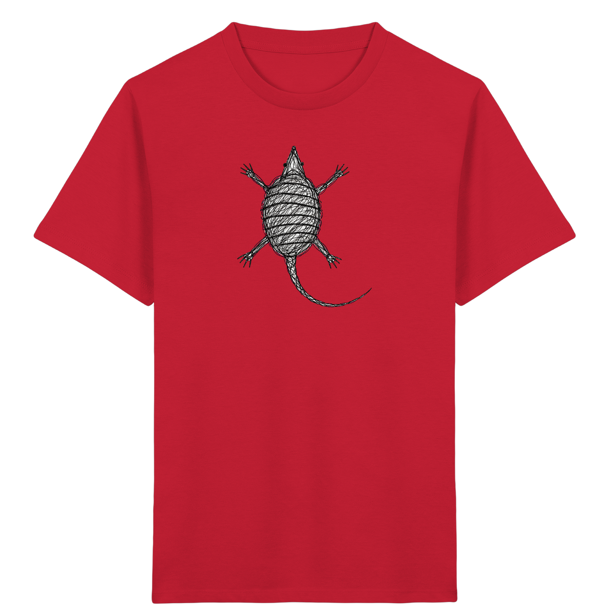 Gürteltier von oben - Kinder Bio T-Shirt